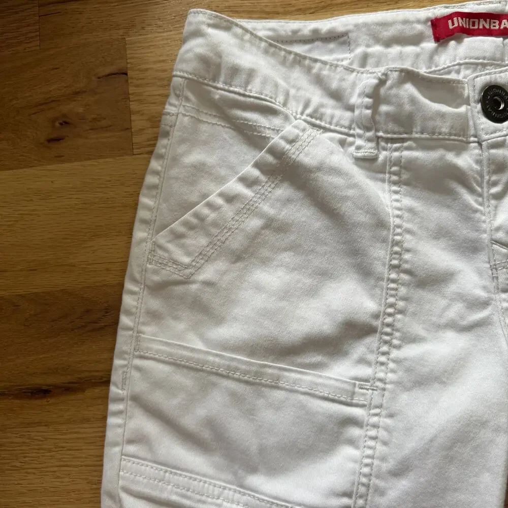 Y2K Unionbay White Long Shorts‎